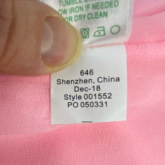 Lilly Pulitzer Pearl Soft Shift in Pink Coral Reef Tint size 4 - Picture 9 of 13